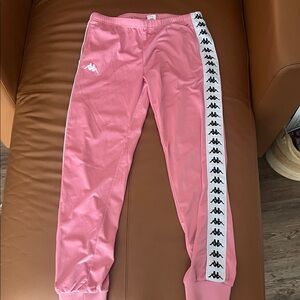 Kappa Women’s Joggers in Pink with Logo Trim